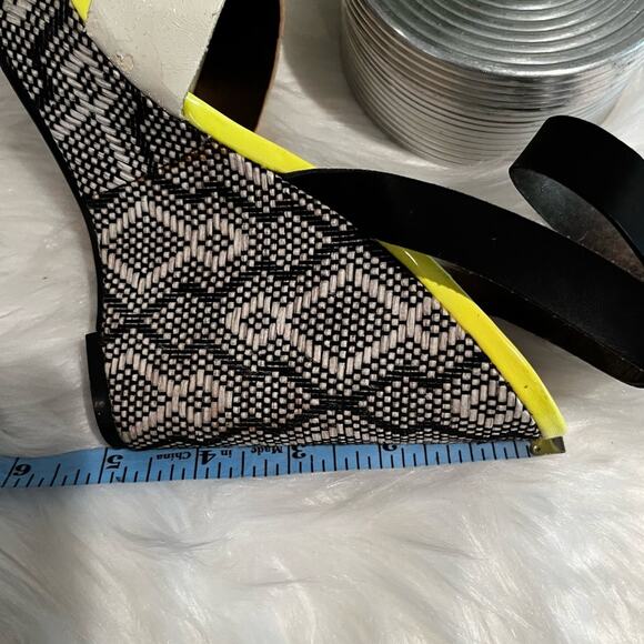 NEW Sam & Libby Boho Tribal Platform Wedge Ankle Wrap Sandals Sz 5.5 NWOT - Picture 15 of 15